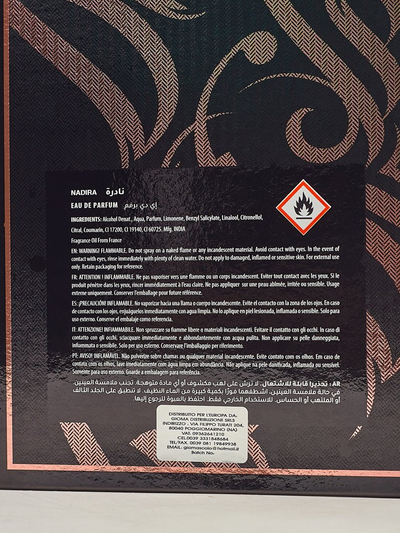 Navdihujoča uniseks parfumirana voda NADIRA