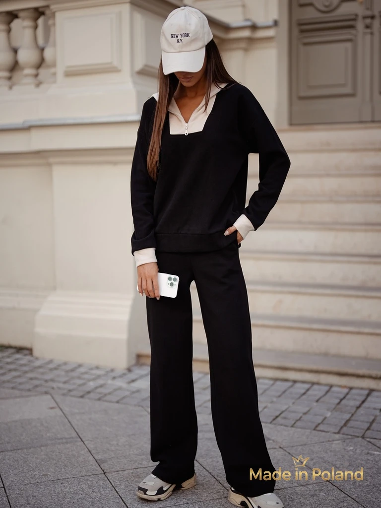 Bombažni ženski komplet puloverja Fissa