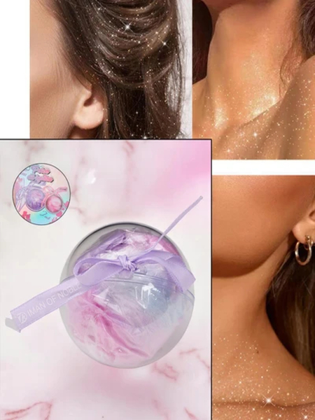 Hkrati osvetljevalec in puder v obliki mehke, puhaste kroglice