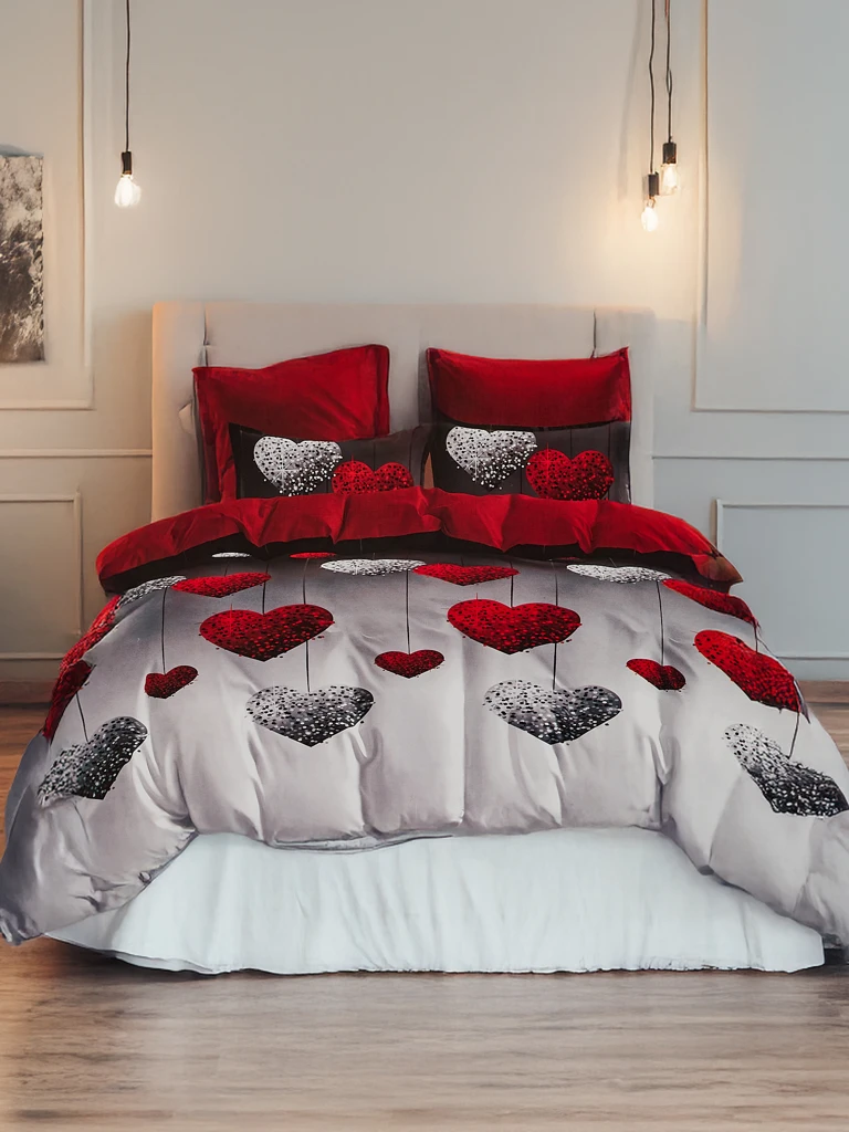 Royalfashion Posteljnina z vzorcem 180x200 komplet 3 DELI