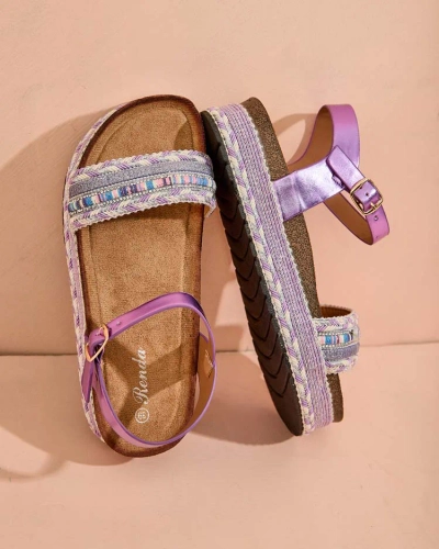 Royalfashion Ženske sandale z vezenino Mussir