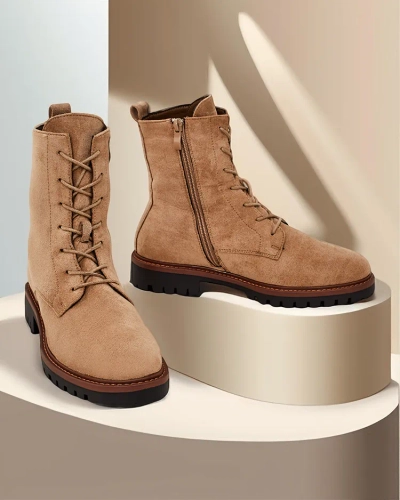 Ženski čizme na vezanje Royalfashion Gosop