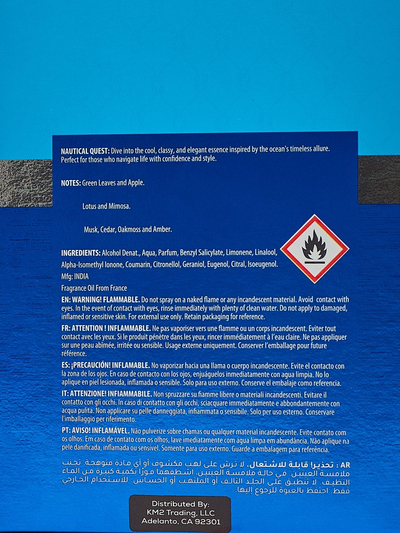 Navdihnjen parfum za moške Nautical Quest