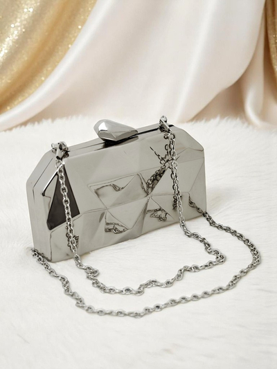 Royalfashion Ženska kuverta torbica Metal Muse