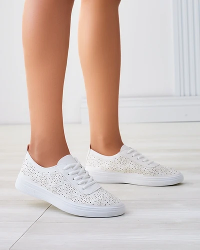 Royalfashion Ženske športne čevlje na vezalke s potiskom Fennie