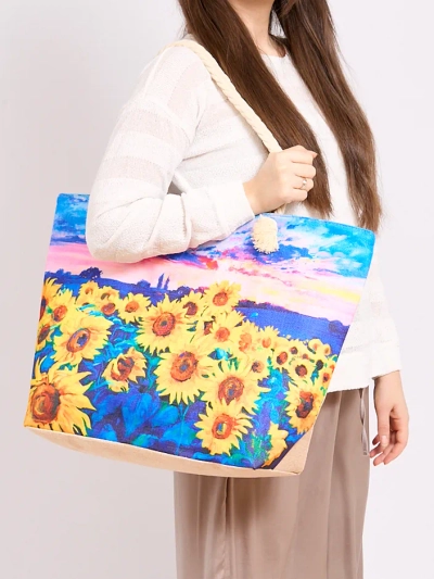 Royalfashion Velika tekstilna torba s printom