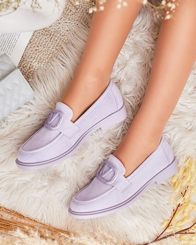 Royalfashion Ženski mokasini z okraskom iz meglice