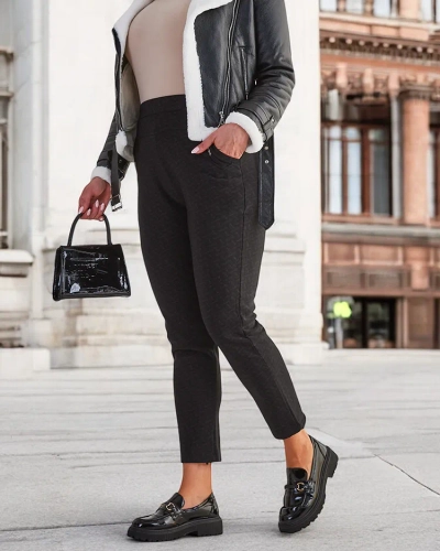 Royalfashion Segrete ženske hlače tegging PLUS SIZE
