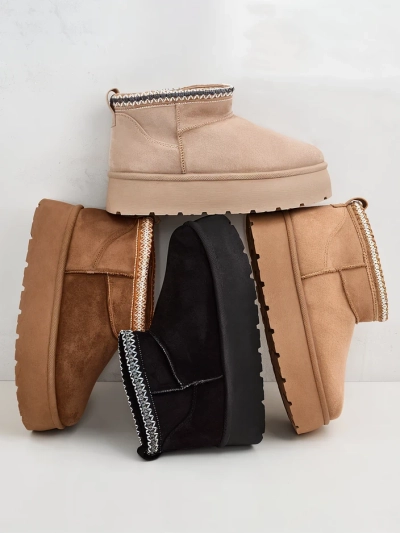 Royalfashion Ženski kratki škornji a'la snežni škornji Xoalla