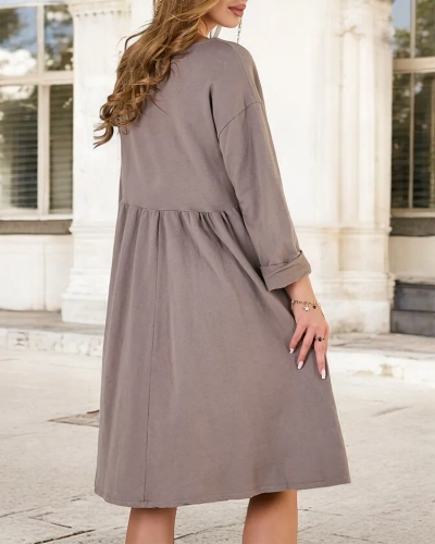 Royalfashion Ženska obleka iz blaga