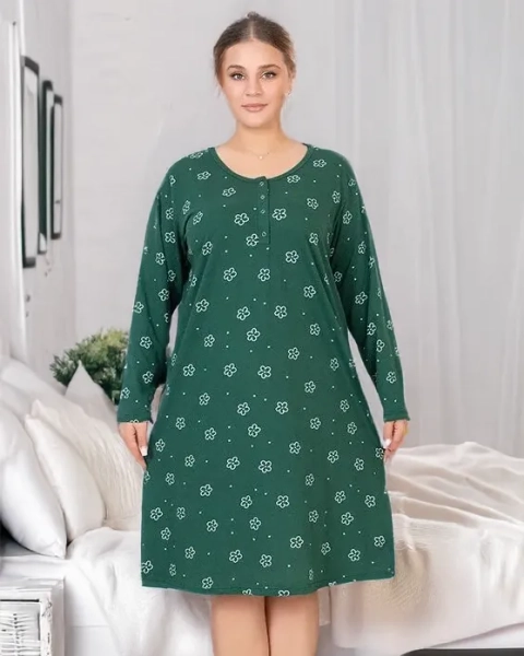 Royalfashion Noćna košulja s ispiskom VELIČINA PLUS