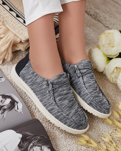 Royalfashion Ženski polpravi čevlji s čipko