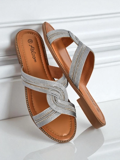 Royalfashion Ženski natikači pleteni Woven Breeze