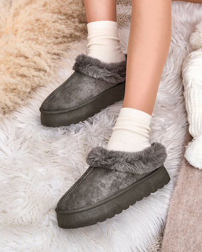 Royalfashion Ženski kratki škornji a'la snežni škornji Kapfiee