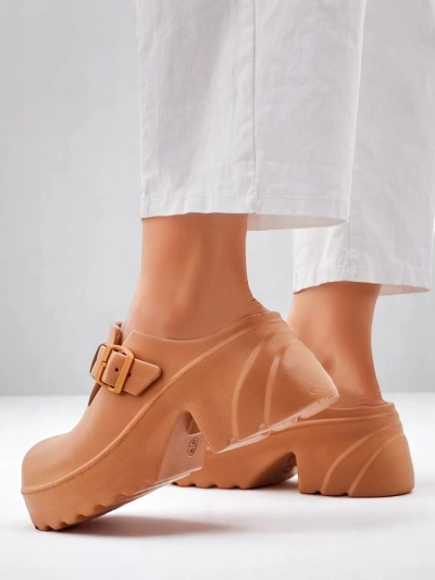 Royalfashion Ženske gumene sandale s peto Voxones