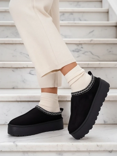 Royalfashion Ženski kratki škornji Zommy a'la snow boots