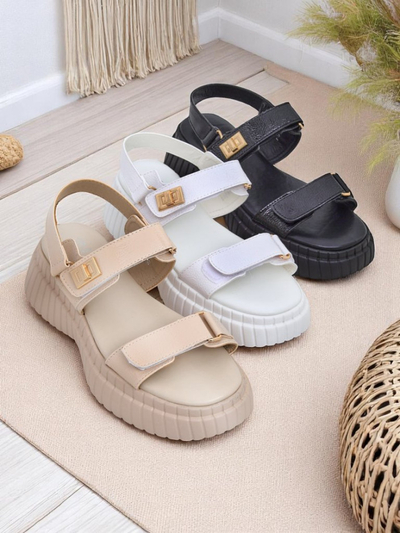 Royalfashion ženski sandali na debelejšem podplatu Aganda