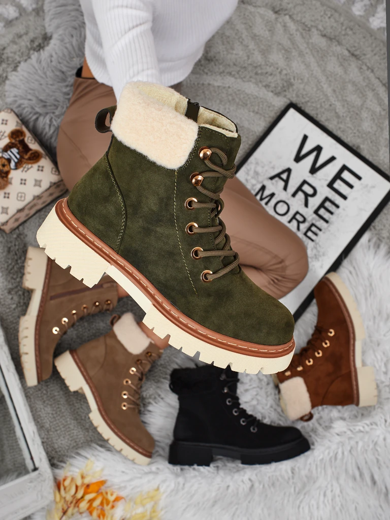 Ženski gležnarji s krznom Tessara