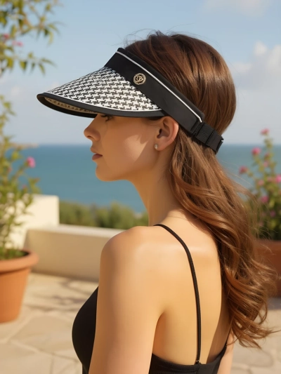 Royalfashion Sunprint sončna kapa s ščitnikom