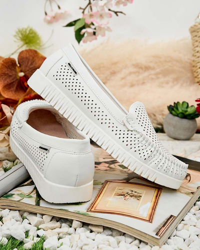 Royalfashion Ženski usnjeni mokasini Nafis