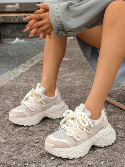 Royalfashion Ženski športni čevlji na debelejši podplati Loness