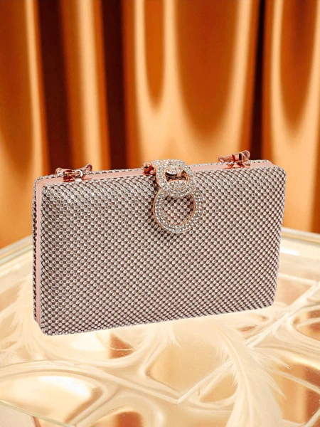 Royalfashion Ženska clutch torbica s cirkoni Armeddo