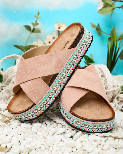 Royalfashion Ženske japonke z ravnim podplatom Tomlla