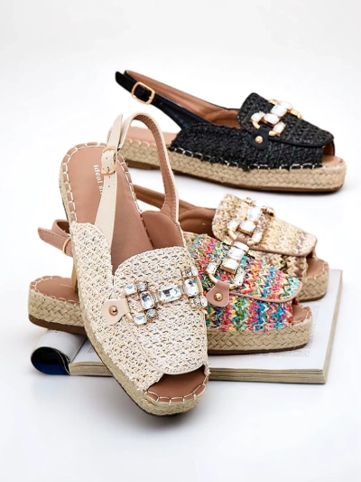 Royalfashion Ženske espadrile z odprtim prstom