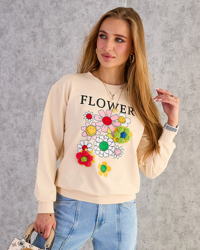 Royalfashion Ženska bombažna majica s tankim potiskom