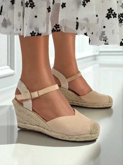 Royalfashion Ženski sandali s polno peto Solara Espadrille