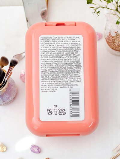 USHAS Stisnjeno rdečilo odtenek Sweet Peach