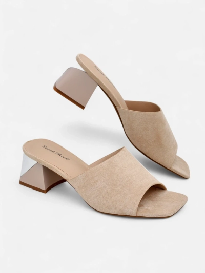 Royalfashion ženski natikači z okrasnimi petami Vollatie