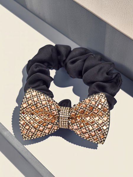 Royalfashion Elastična za lase z okrasno pentljo Bellissa