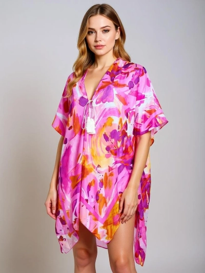 Royalfashion Pareo - Ženska poletna plažna tunika s potiski Wild Coast