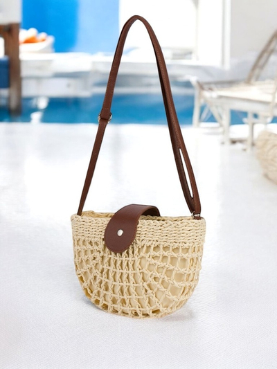 Royalfashion Majhna ženska torbica iz slame Boho Mini