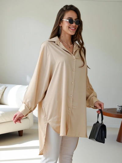 Royalfashion Dolga ženska oversize srajca