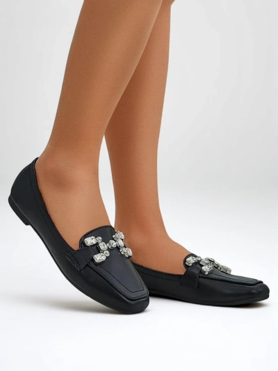 Royalfashion ženske mokasine z diamanti Lecilla