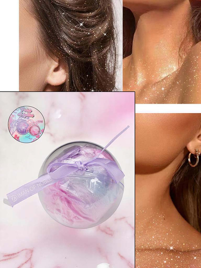 Hkrati osvetljevalec in puder v obliki mehke, puhaste kroglice