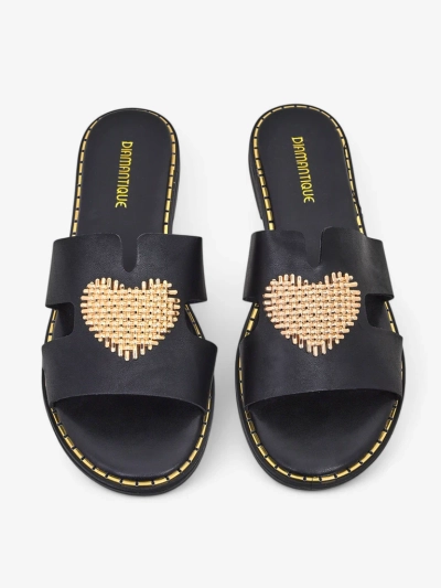 Royalfashion Ženske slip-on s srcem Zlato srce