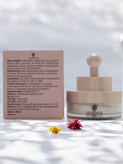 Luxelux Loose Powder z gobico za obraz 01 13,5 g