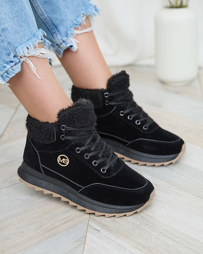 Royalfashion Ženski izolirani športni čevlji v črni barvi Cerrto