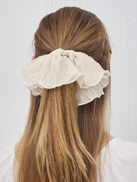 Royalfashion Gumica za lase z volančki Frillia