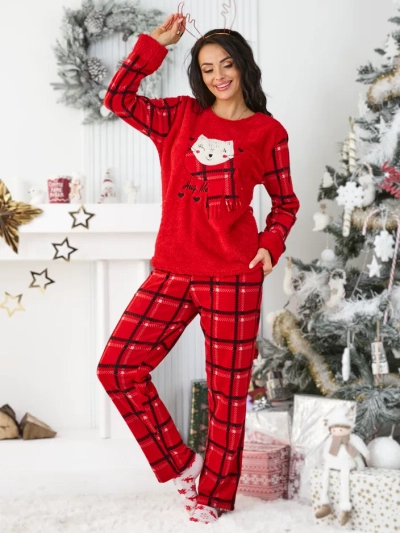 Royalfashion Ženske karirane pižame