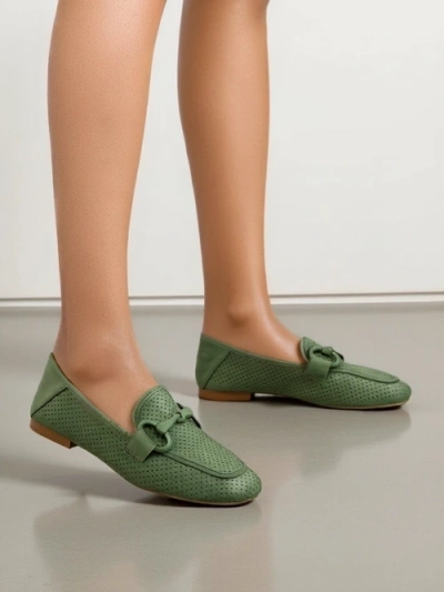 Royalfashion Ženske perforirane loaferice Laamba
