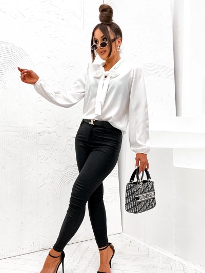 Royalfashion Ženska bluza s mašnom