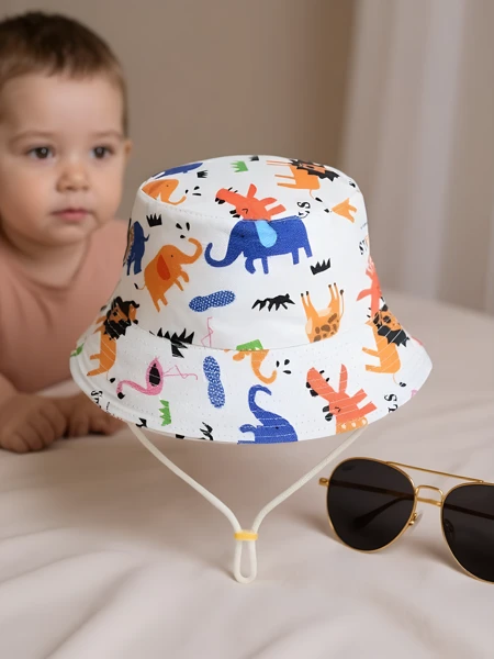 Royalfashion Otroški klobuk – vedro s pisanim vzorcem