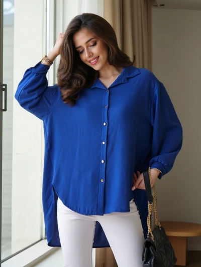 Royalfashion Dolga ženska oversize srajca