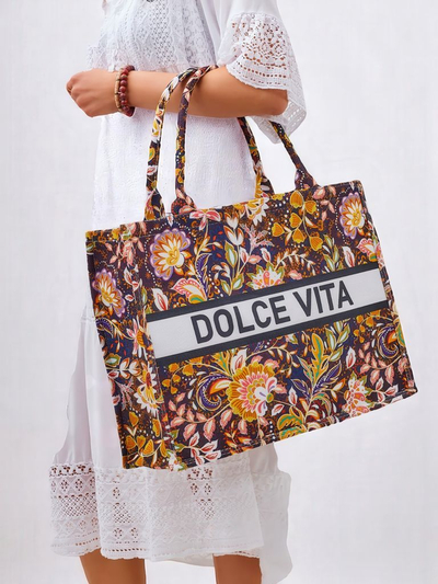 Royalfashion Platnena torba Dolce Vita Mood