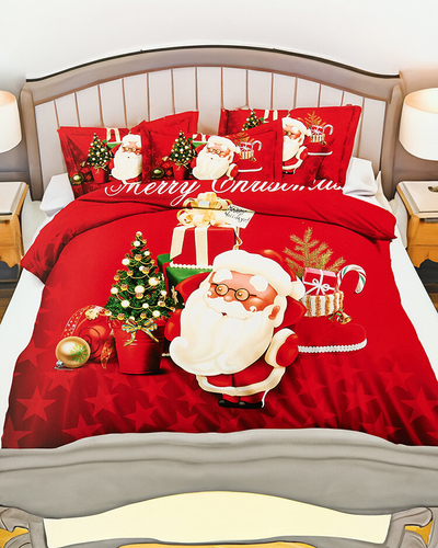 Royalfashion Vzorčasta posteljnina 200x220 komplet 3 DELOV