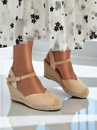 Royalfashion Ženski sandali s polno peto Solara Espadrille